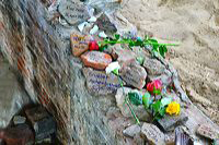 KZ-Außenlager Walldorf Gedenkstätte Einweihung  am 25.September 2016. Mit Lehrpfad um das KZ-Außenlager Geschichte des Holocaust begreifen.