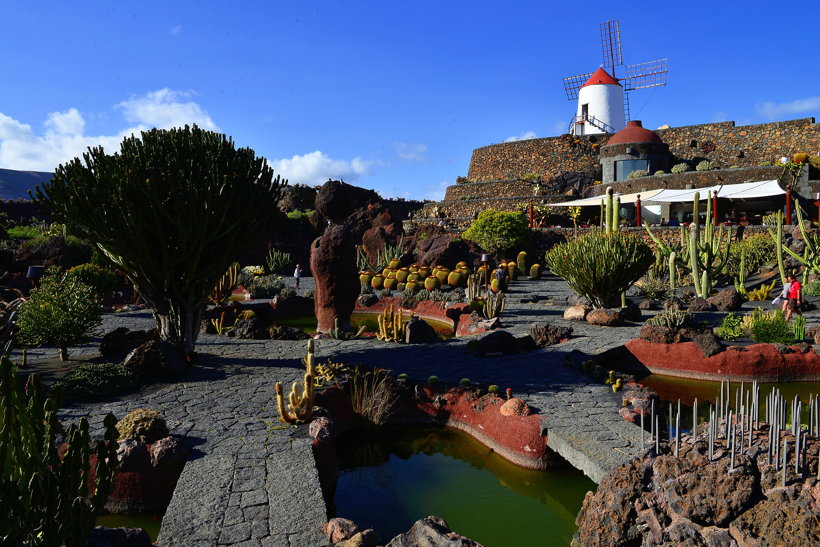 Lanzarote Guatiza Jardín de Cactus Kaktusgarten César Manrique 