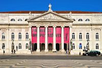 Lissabon, Lisboa Stadtteil Baixa Chiado und Bairro Alto, der Platz Rossio, Elevador de Santa Justa und die Tram Line 28.