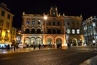 Lissabon, Lisboa Stadtteil Baixa Chiado und Bairro Alto, der Platz Rossio, Elevador de Santa Justa und die Tram Line 28.