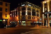 Lissabon, Lisboa Stadtteil Baixa Chiado und Bairro Alto, der Platz Rossio, Elevador de Santa Justa und die Tram Line 28.