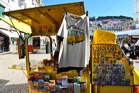 Lissabon, Lisboa Stadtteil Baixa Chiado und Bairro Alto, der Platz Rossio, Elevador de Santa Justa und die Tram Line 28.