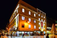 Lissabon, Lisboa Stadtteil Baixa Chiado und Bairro Alto, der Platz Rossio, Elevador de Santa Justa und die Tram Line 28.