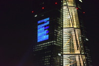 Die Luminale Frankfurt, leuchtende Objekte in der ganzen Stadt, die Biennale der Lichtkultur mit vielen Projekten der Lichtkunstschau.