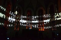 Die Luminale Frankfurt, leuchtende Objekte in der ganzen Stadt, die Biennale der Lichtkultur mit vielen Projekten der Lichtkunstschau.