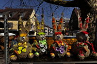 Ostern Osterzeit Osterbrauchtum Osterfeiertage bunte Ostereier Osterhasen Osterfeuer Ostergedichte