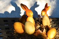 Ostern Osterzeit Osterbrauchtum Osterfeiertage bunte Ostereier Osterhasen Osterfeuer Ostergedichte