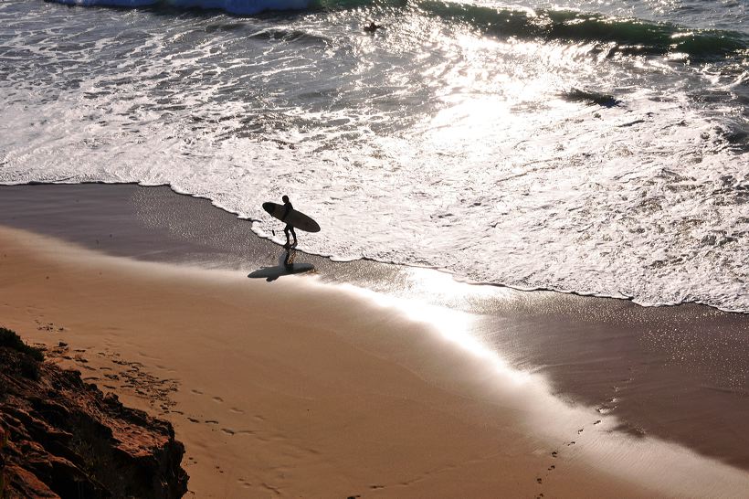 Carrapateira Praia do Amado Algarve, Surfer Paradies Surf-WM 2008 Surfcamp Portugal