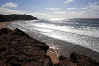 Carrapateira Praia do Amado Algarve, Surfer Paradies Surf-WM 2008 Surfcamp Portugal