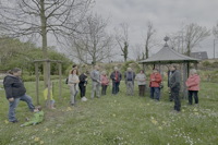  Rosengarten Mörfelden-Walldorf im Stadtteil Mörfelden, Rubensstraße 63 – Bürgerprojekt von Rudolf und Irene Blasnik, initiiert im August 2021.