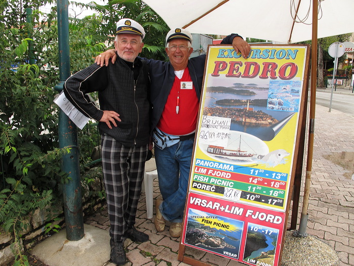 Rovinj, Vrsar, Porec und Fontana liegen auf der Halbinsel von Istrien in Kroatien Croatia.