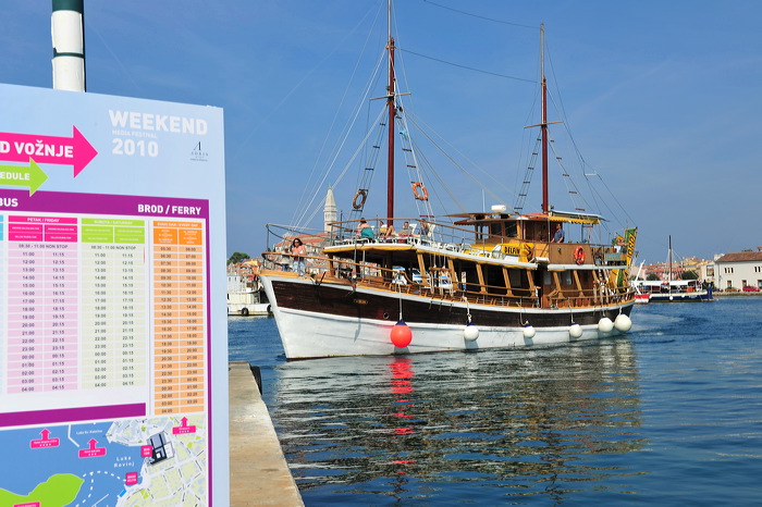 Rovinj, Vrsar, Porec und Fontana liegen auf der Halbinsel von Istrien in Kroatien Croatia.