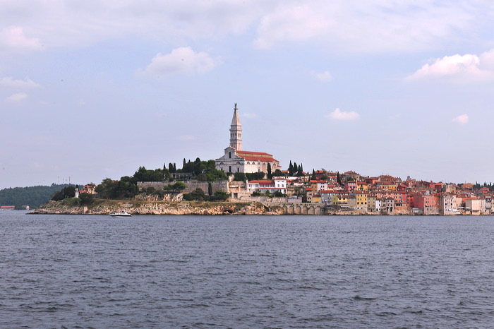 Rovinj, Vrsar, Porec und Fontana liegen auf der Halbinsel von Istrien in Kroatien Croatia.