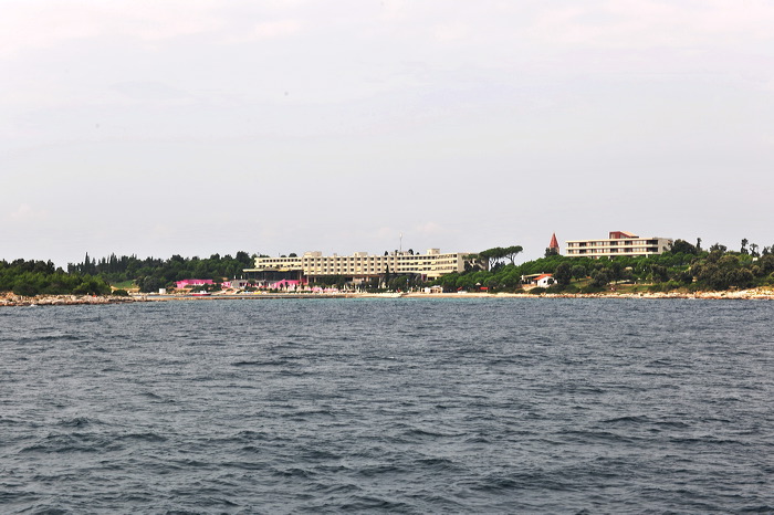 Rovinj, Vrsar, Porec und Fontana liegen auf der Halbinsel von Istrien in Kroatien Croatia.