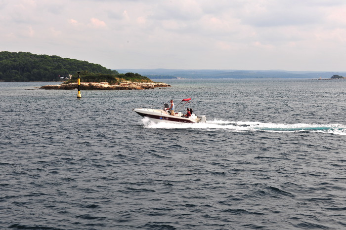 Rovinj, Vrsar, Porec und Fontana liegen auf der Halbinsel von Istrien in Kroatien Croatia.