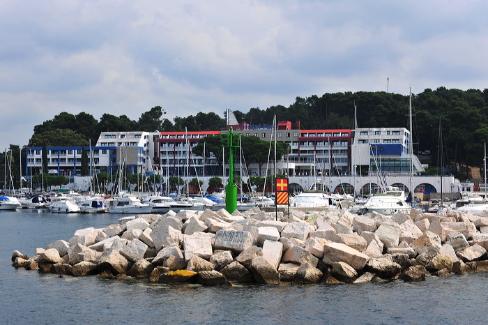 Rovinj, Vrsar, Porec und Fontana liegen auf der Halbinsel von Istrien in Kroatien Croatia.