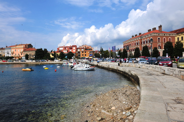 Rovinj, Vrsar, Porec und Fontana liegen auf der Halbinsel von Istrien in Kroatien Croatia.