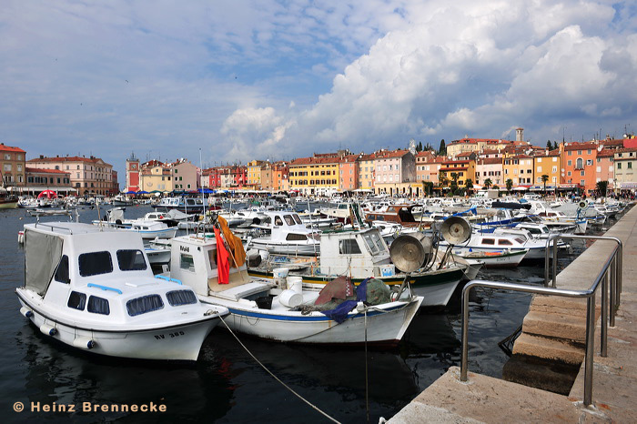 Rovinj, Vrsar, Porec und Fontana liegen auf der Halbinsel von Istrien in Kroatien Croatia.