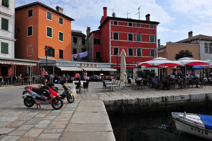 Rovinj, Vrsar, Porec und Fontana liegen auf der Halbinsel von Istrien in Kroatien Croatia.