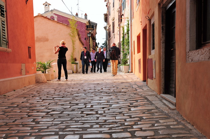 Rovinj, Vrsar, Porec und Fontana liegen auf der Halbinsel von Istrien in Kroatien Croatia.