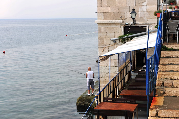 Rovinj, Vrsar, Porec und Fontana liegen auf der Halbinsel von Istrien in Kroatien Croatia.