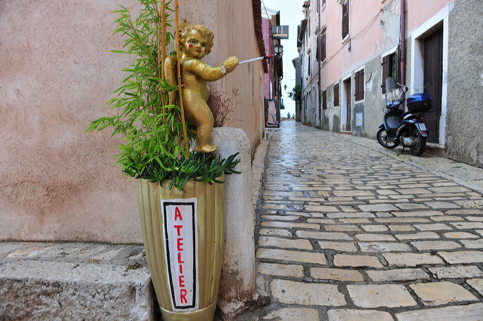 Rovinj, Vrsar, Porec und Fontana liegen auf der Halbinsel von Istrien in Kroatien Croatia.