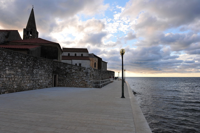 Rovinj, Vrsar, Porec und Fontana liegen auf der Halbinsel von Istrien in Kroatien Croatia.