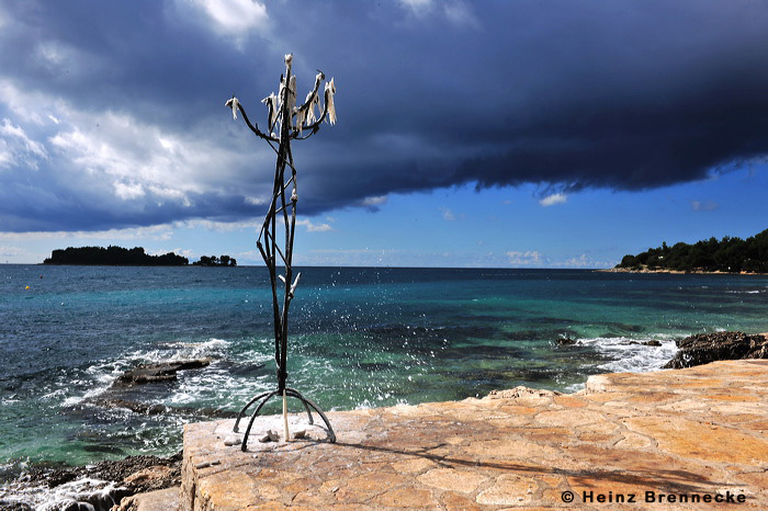 Rovinj, Vrsar, Porec und Fontana liegen auf der Halbinsel von Istrien in Kroatien Croatia.