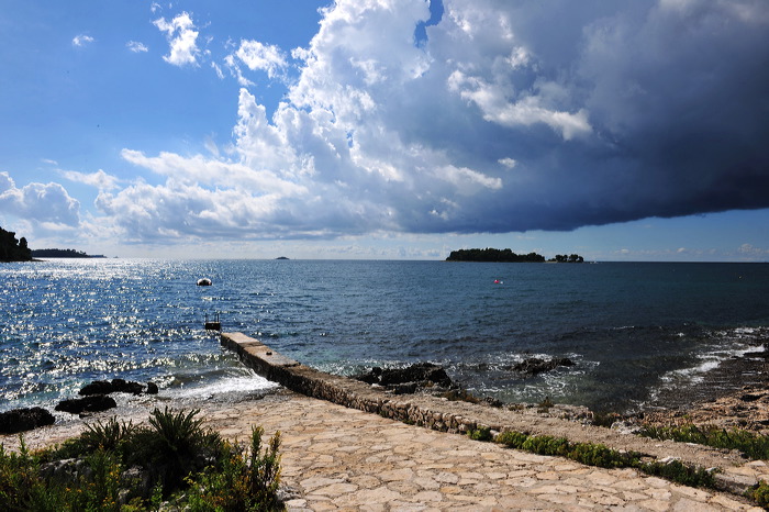 Rovinj, Vrsar, Porec und Fontana liegen auf der Halbinsel von Istrien in Kroatien Croatia.