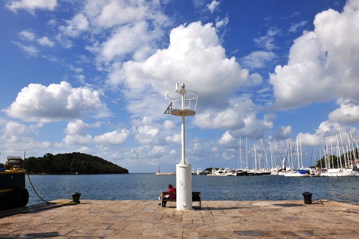 Rovinj, Vrsar, Porec und Fontana liegen auf der Halbinsel von Istrien in Kroatien Croatia.