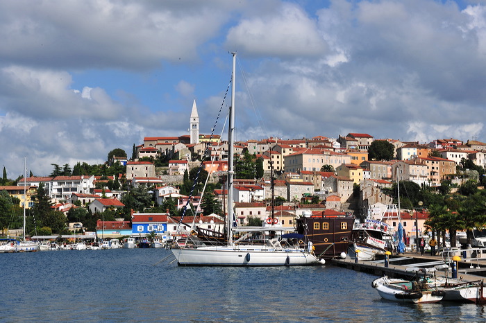 Rovinj, Vrsar, Porec und Fontana liegen auf der Halbinsel von Istrien in Kroatien Croatia.