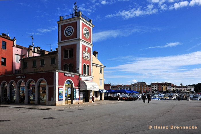 Rovinj, Vrsar, Porec und Fontana liegen auf der Halbinsel von Istrien in Kroatien Croatia.