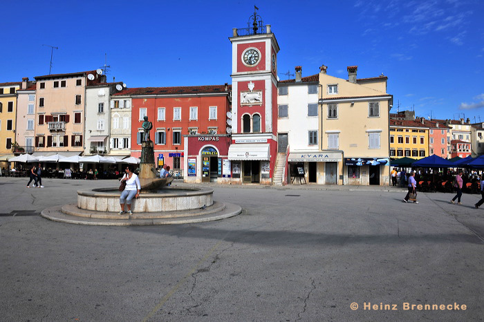 Rovinj, Vrsar, Porec und Fontana liegen auf der Halbinsel von Istrien in Kroatien Croatia.