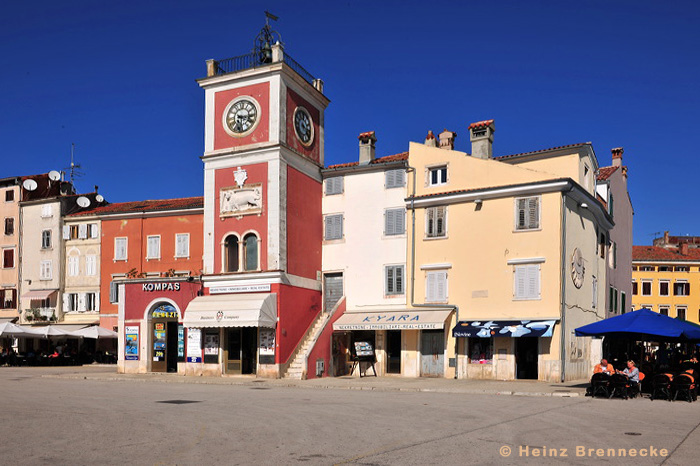 Rovinj, Vrsar, Porec und Fontana liegen auf der Halbinsel von Istrien in Kroatien Croatia.