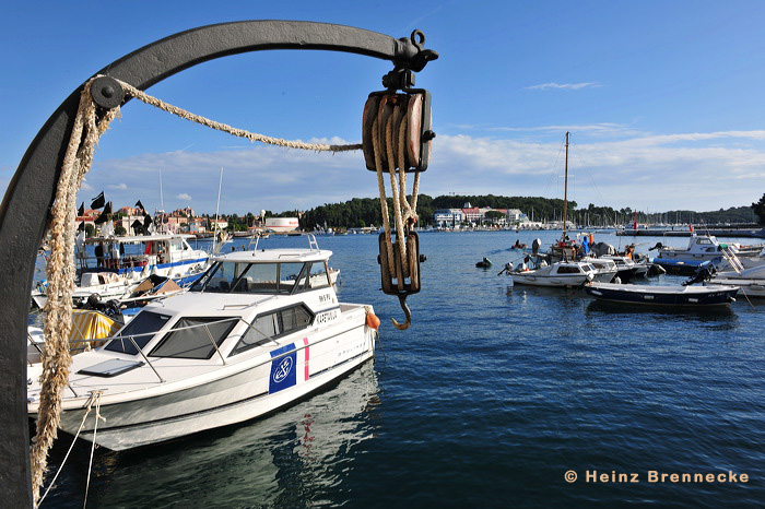 Rovinj, Vrsar, Porec und Fontana liegen auf der Halbinsel von Istrien in Kroatien Croatia.