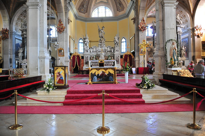 Rovinj, Vrsar, Porec und Fontana liegen auf der Halbinsel von Istrien in Kroatien Croatia.