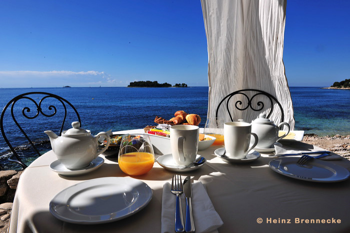 Rovinj, Vrsar, Porec und Fontana liegen auf der Halbinsel von Istrien in Kroatien Croatia.