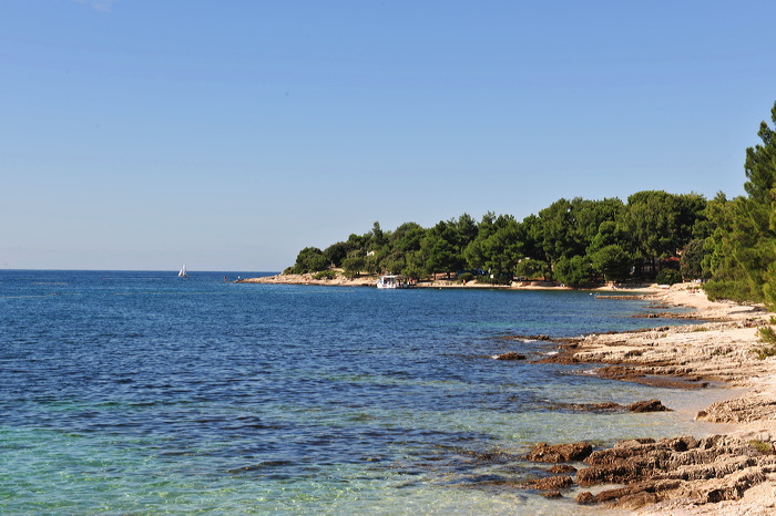 Rovinj, Vrsar, Porec und Fontana liegen auf der Halbinsel von Istrien in Kroatien Croatia.