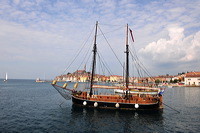 Rovinj, Vrsar, Porec und Fontana liegen auf der Halbinsel von Istrien in Kroatien Croatia.