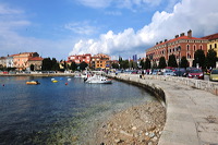 Rovinj, Vrsar, Porec und Fontana liegen auf der Halbinsel von Istrien in Kroatien Croatia.