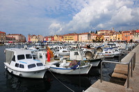 Rovinj, Vrsar, Porec und Fontana liegen auf der Halbinsel von Istrien in Kroatien Croatia.