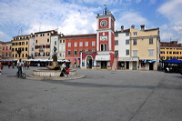 Rovinj, Vrsar, Porec und Fontana liegen auf der Halbinsel von Istrien in Kroatien Croatia.