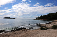 Rovinj, Vrsar, Porec und Fontana liegen auf der Halbinsel von Istrien in Kroatien Croatia.