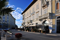 Rovinj, Vrsar, Porec und Fontana liegen auf der Halbinsel von Istrien in Kroatien Croatia.