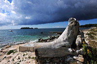 Rovinj, Vrsar, Porec und Fontana liegen auf der Halbinsel von Istrien in Kroatien Croatia.