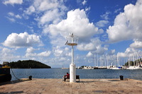 Rovinj, Vrsar, Porec und Fontana liegen auf der Halbinsel von Istrien in Kroatien Croatia.