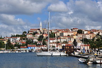 Rovinj, Vrsar, Porec und Fontana liegen auf der Halbinsel von Istrien in Kroatien Croatia.