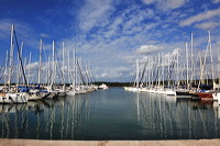 Rovinj, Vrsar, Porec und Fontana liegen auf der Halbinsel von Istrien in Kroatien Croatia.