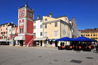 Rovinj, Vrsar, Porec und Fontana liegen auf der Halbinsel von Istrien in Kroatien Croatia.