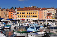 Rovinj, Vrsar, Porec und Fontana liegen auf der Halbinsel von Istrien in Kroatien Croatia.